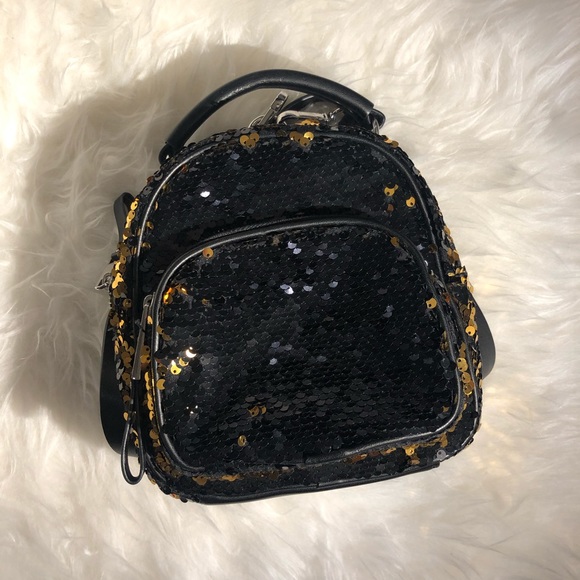 ZARA convertible sequins mini backpack - Picture 7 of 7